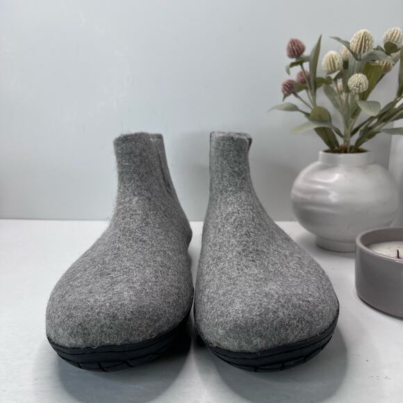 Glerups Natural Wool Boot with Rubber Sole Dark Gray Men 13/EU47 Light wear - Picture 1 of 9